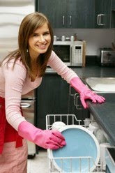 cleaning house