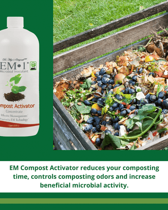 TeraGanix Compost Activator EM-1 Compost Starter, Concentrate