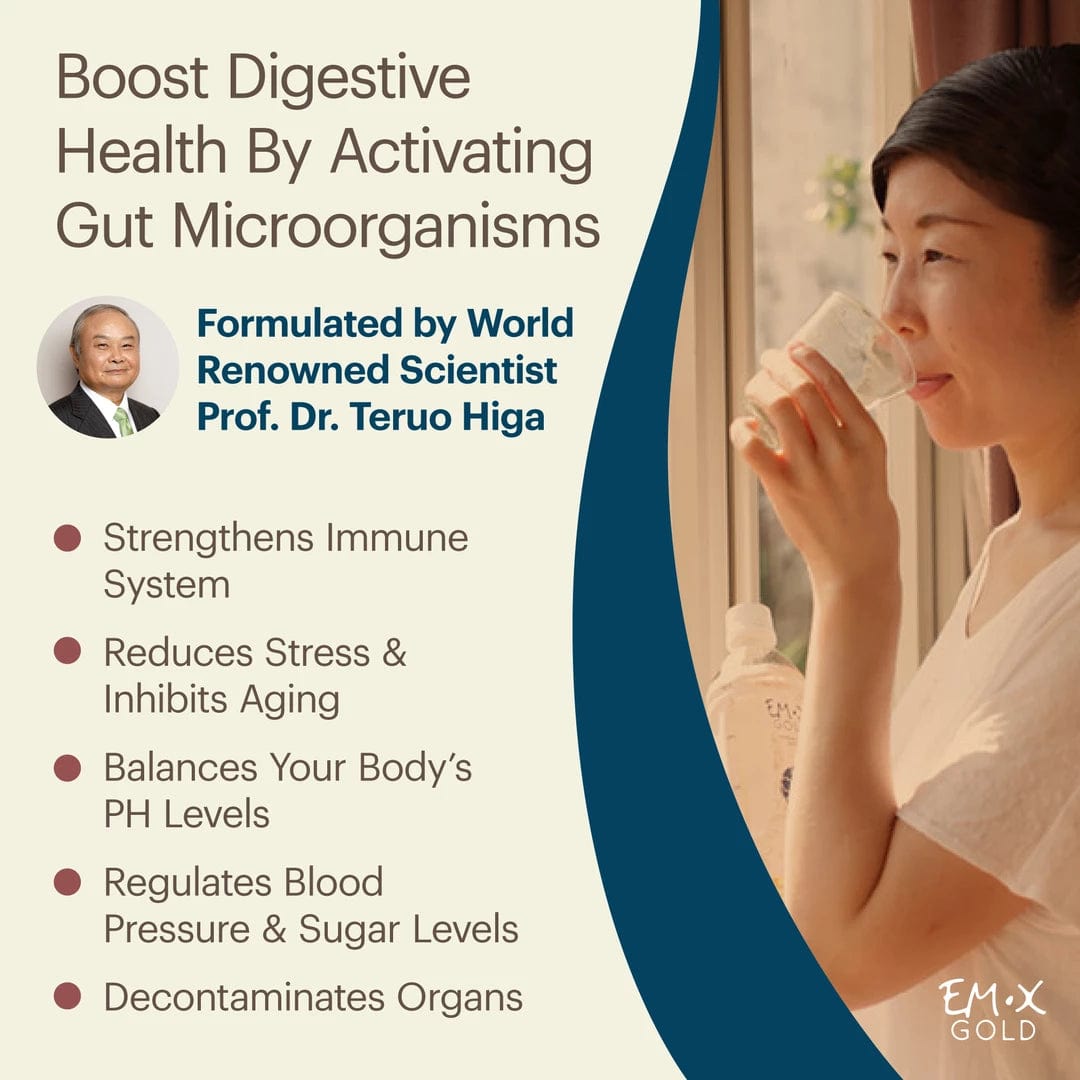 TeraGanix Probiotic EM-X Gold Prebiotic Liquid