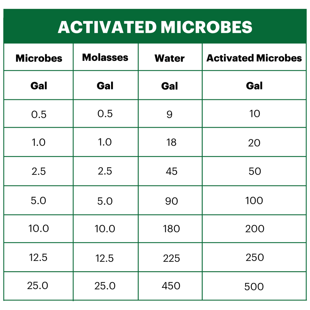 TeraGanix Microbial Activation Guide & Recipe
