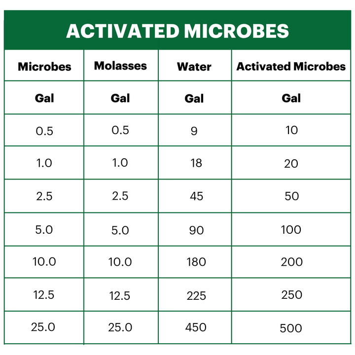 TeraGanix Microbial Activation Guide & Recipe