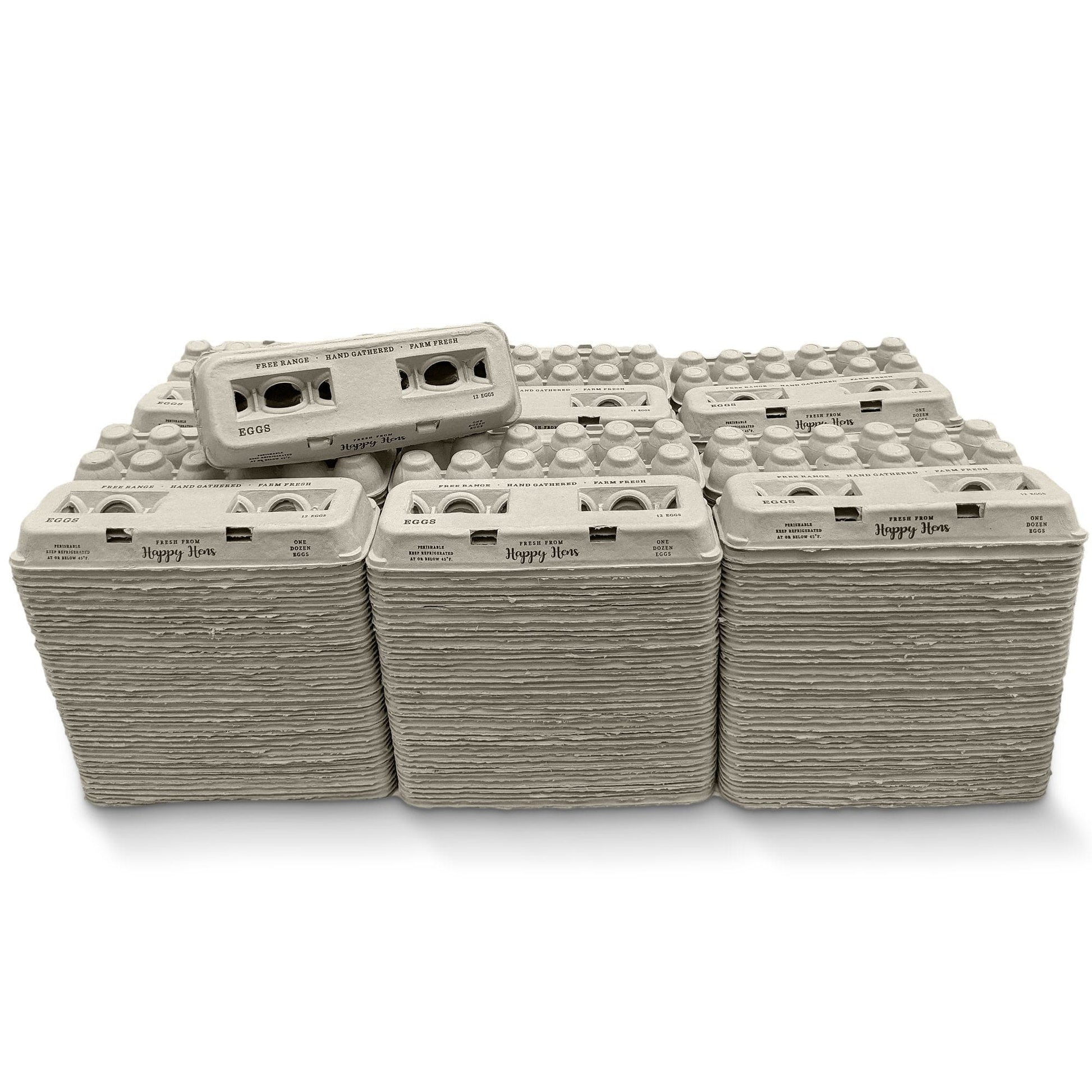 My Pet Chicken Egg Cartons Henlay Blank Stamping Egg Cartons - 25, 90, or 250