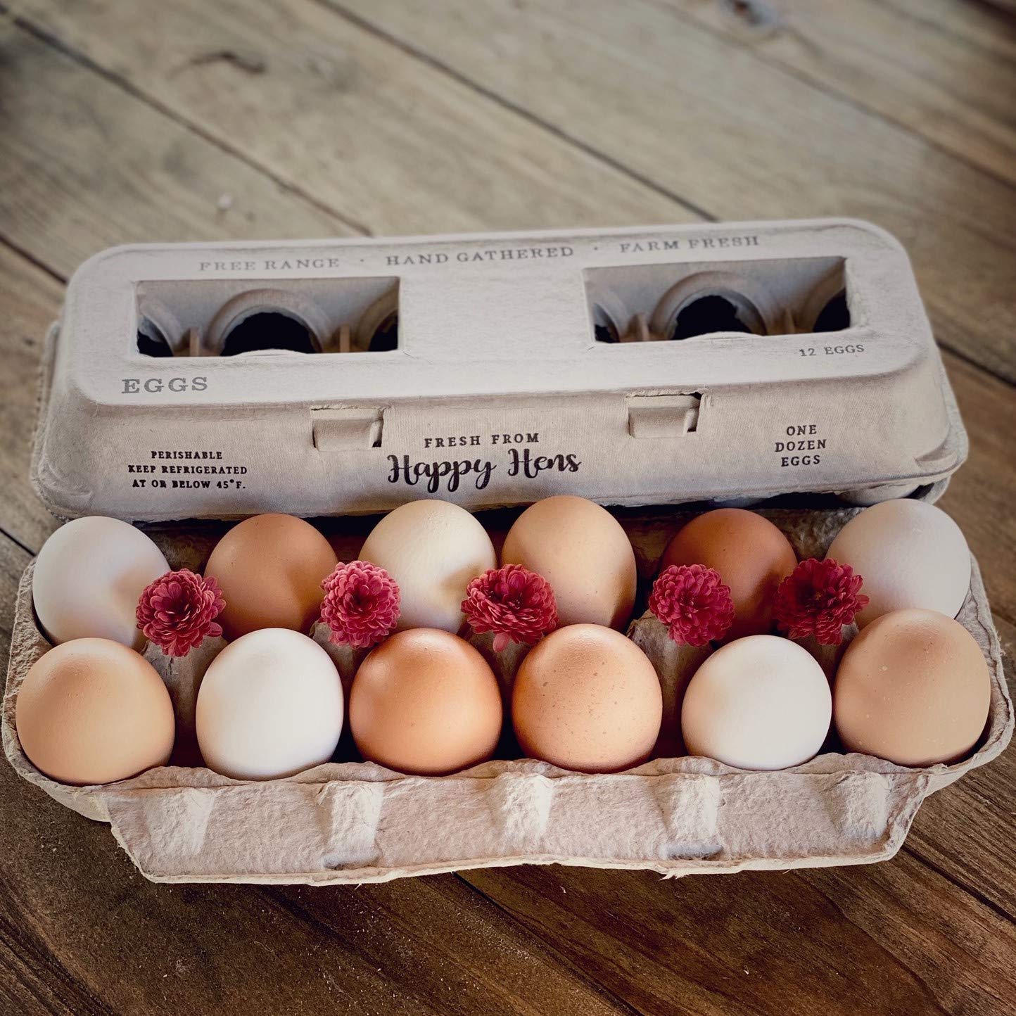 My Pet Chicken Egg Cartons Henlay Blank Stamping Egg Cartons - 25, 90, or 250