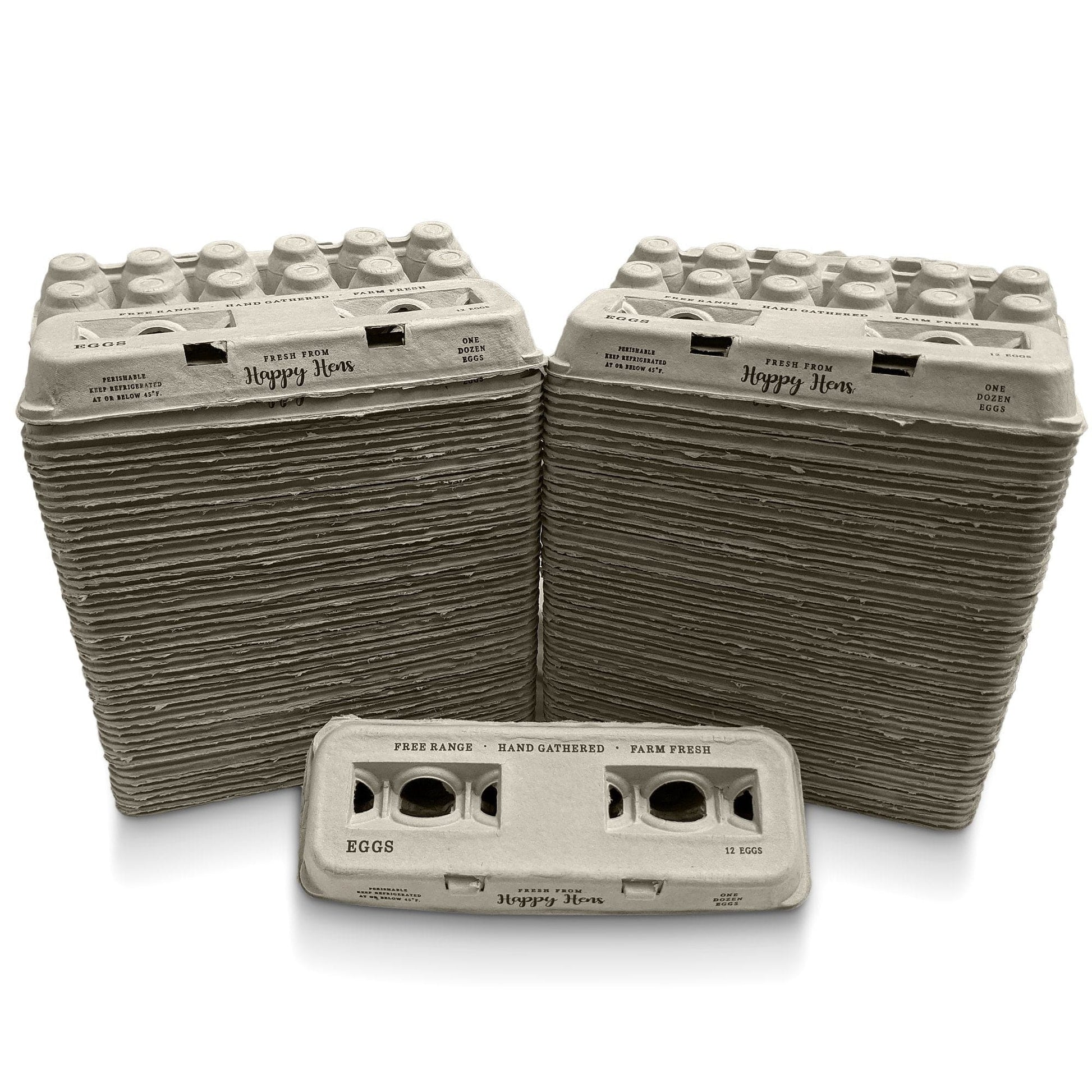 My Pet Chicken Egg Cartons Henlay Blank Stamping Egg Cartons - 25, 90, or 250