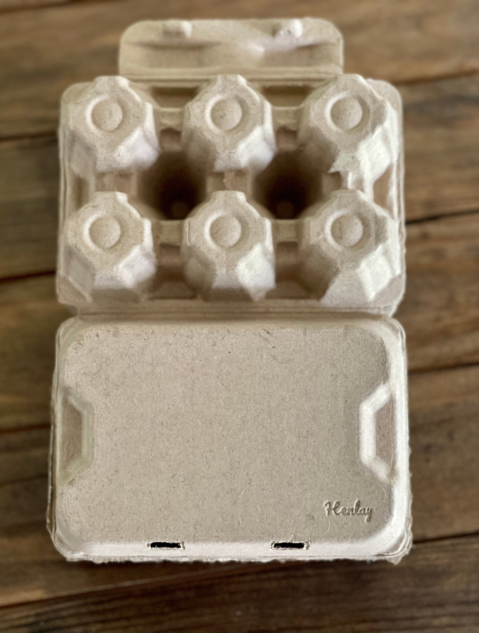 My Pet Chicken Egg Cartons Henlay Duck Egg Cartons - Holds Half Dozen Jumbo Eggs- Blank Flat Top, 2 colors, 20 or 100