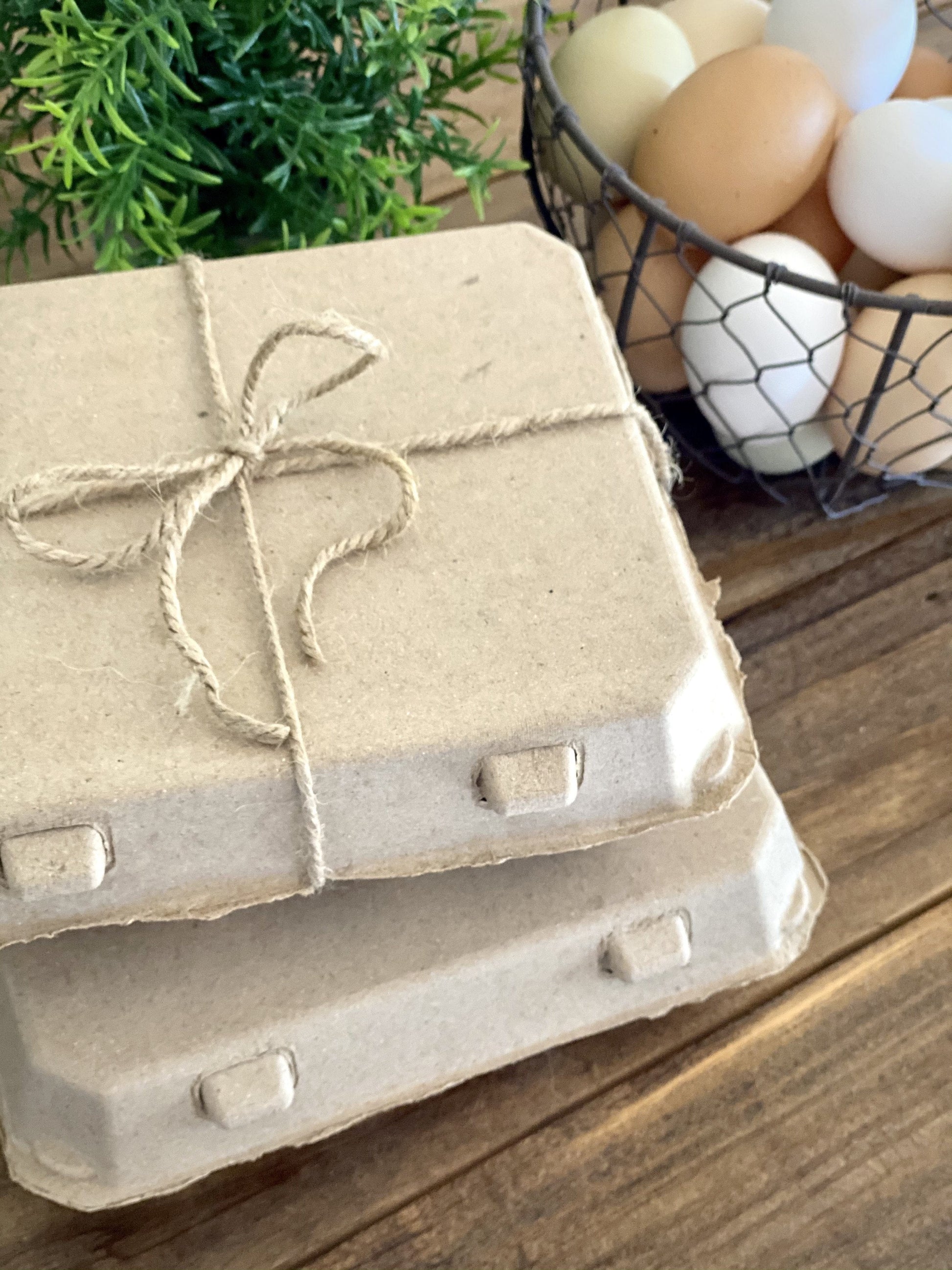 My Pet Chicken Egg Cartons Henlay Vintage Blank Egg Cartons, Classic 3x4 Design, 2 Colors, 25, 65, 75, or 200 Pack
