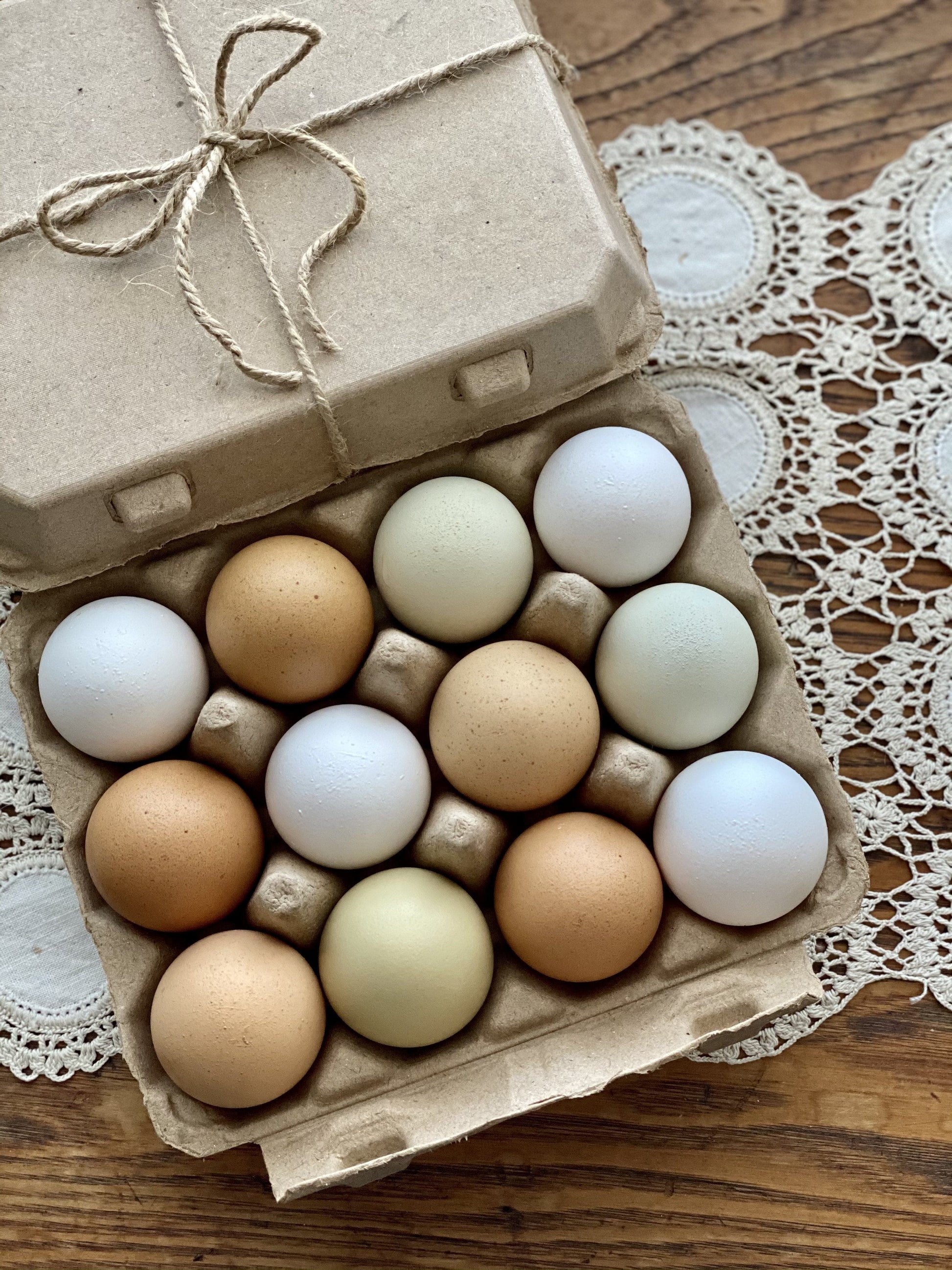 My Pet Chicken Egg Cartons Tan Egg Cartons / 65 Cartons Henlay Vintage Blank Egg Cartons, Classic 3x4 Design, 2 Colors, 25, 65, 75, or 200 Pack