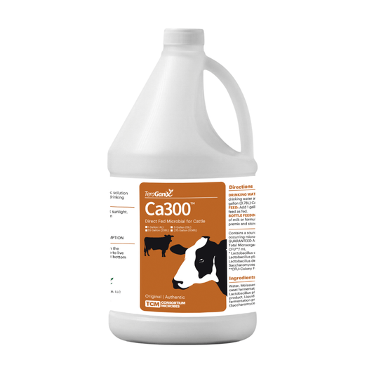 TeraGanix 1 Gallon Ca300™ Direct Fed Microbial: Enhancing Cattle Health and Well-Being