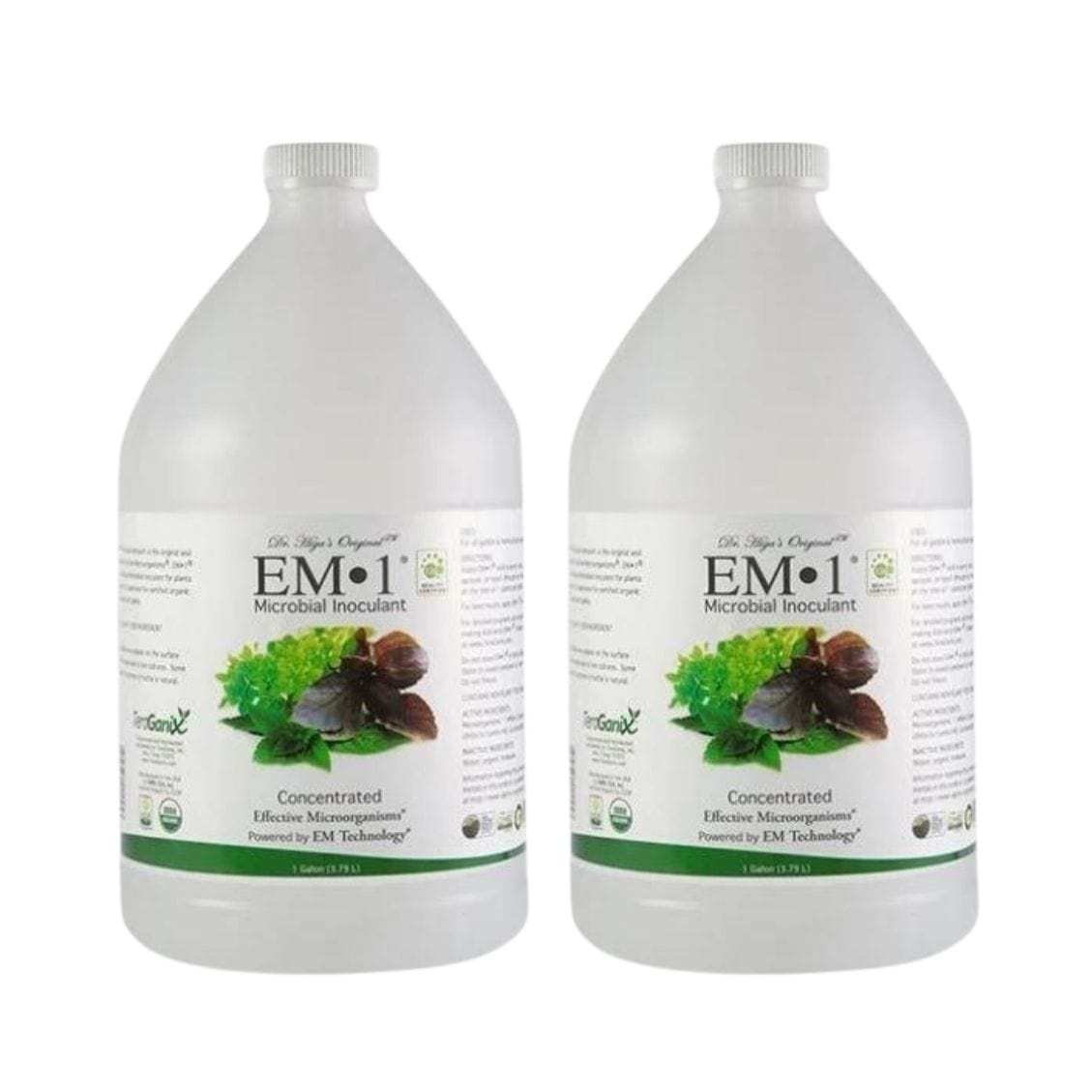 TeraGanix 2 Bottles EM-1 Microbial Soil Amendment (1 gal)