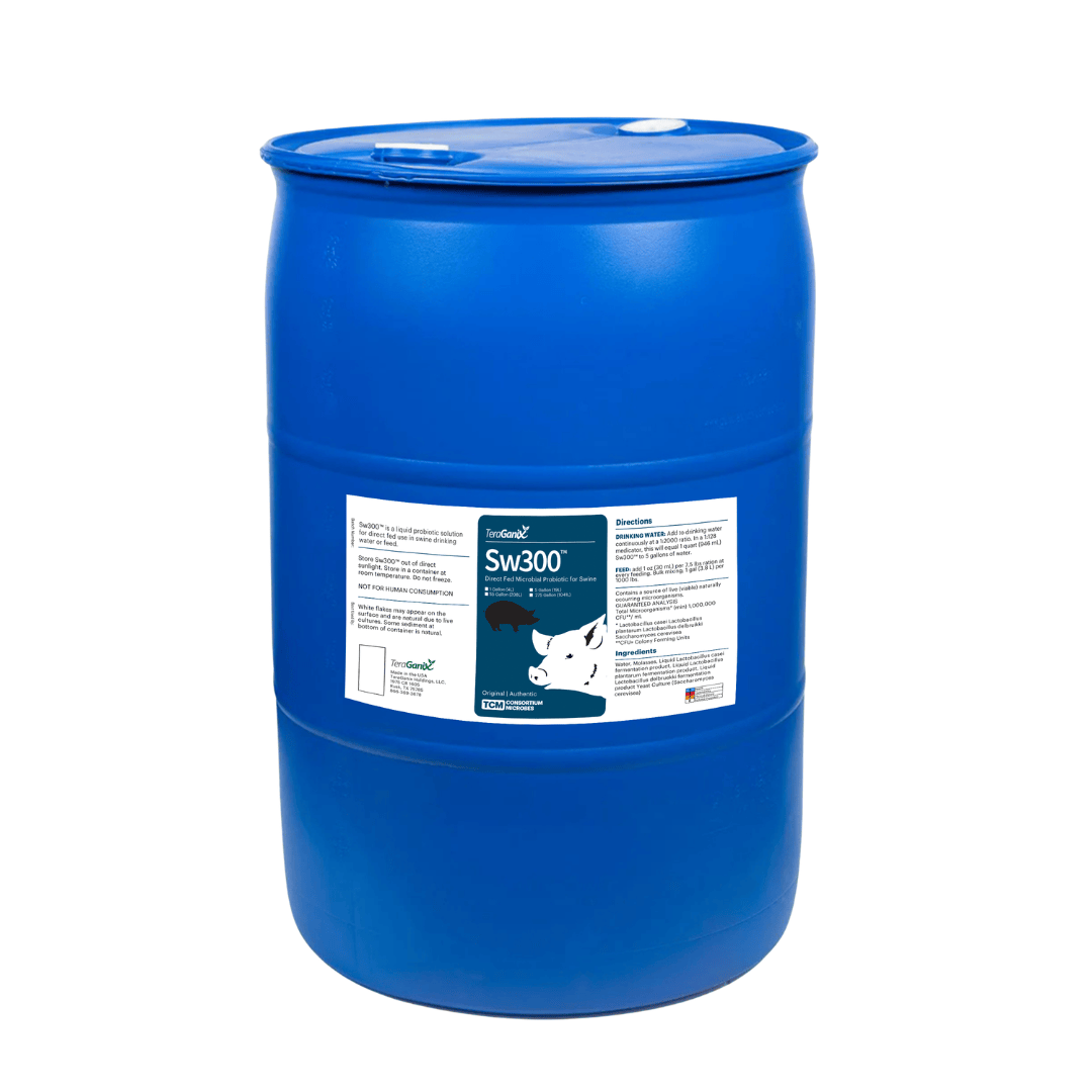 TeraGanix 55 Gallon Barrel SW300™: Elevate Swine Gut Health with Liquid Probiotics