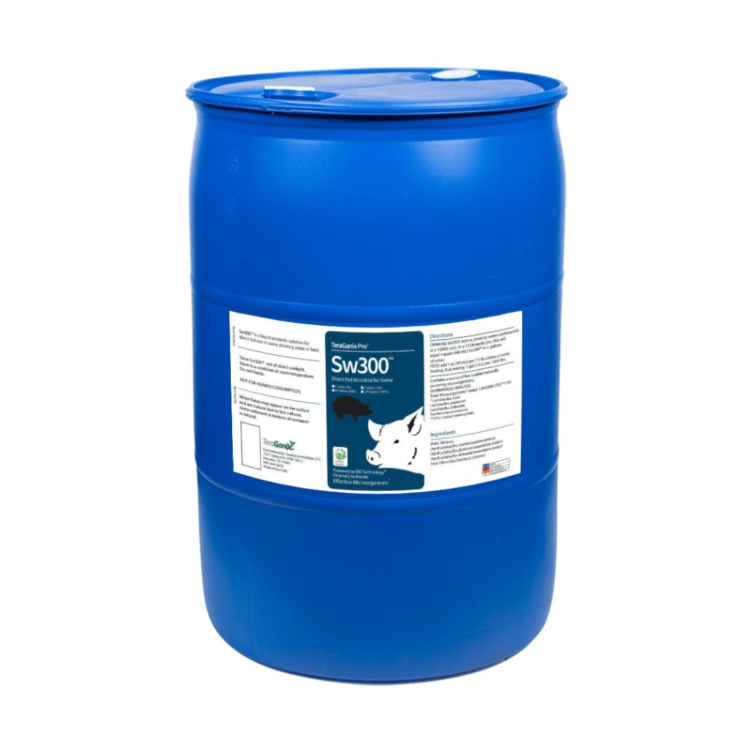 TeraGanix 55 Gallon Barrel SW300™: Elevate Swine Gut Health with Liquid Probiotics