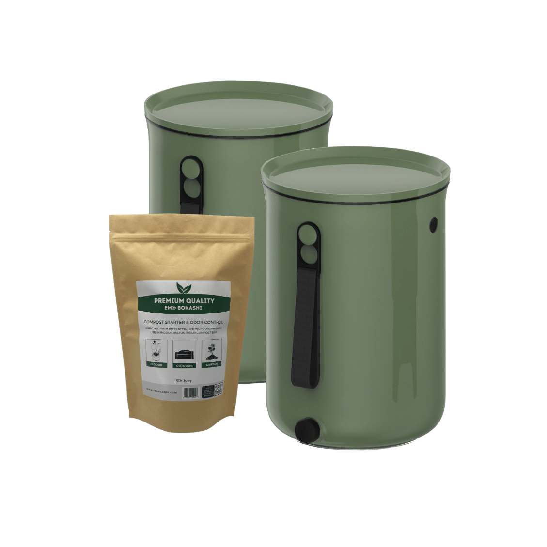 Solo / BOKA-Compost 9,6 L  Bokashi Les Verts Moutons