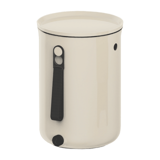 TeraGanix Bokashi Compost Bin Single Bucket + 1 lb bag of EM Bokashi / Cream Bokashi Kitchen Compost Bin, 2.5 gal
