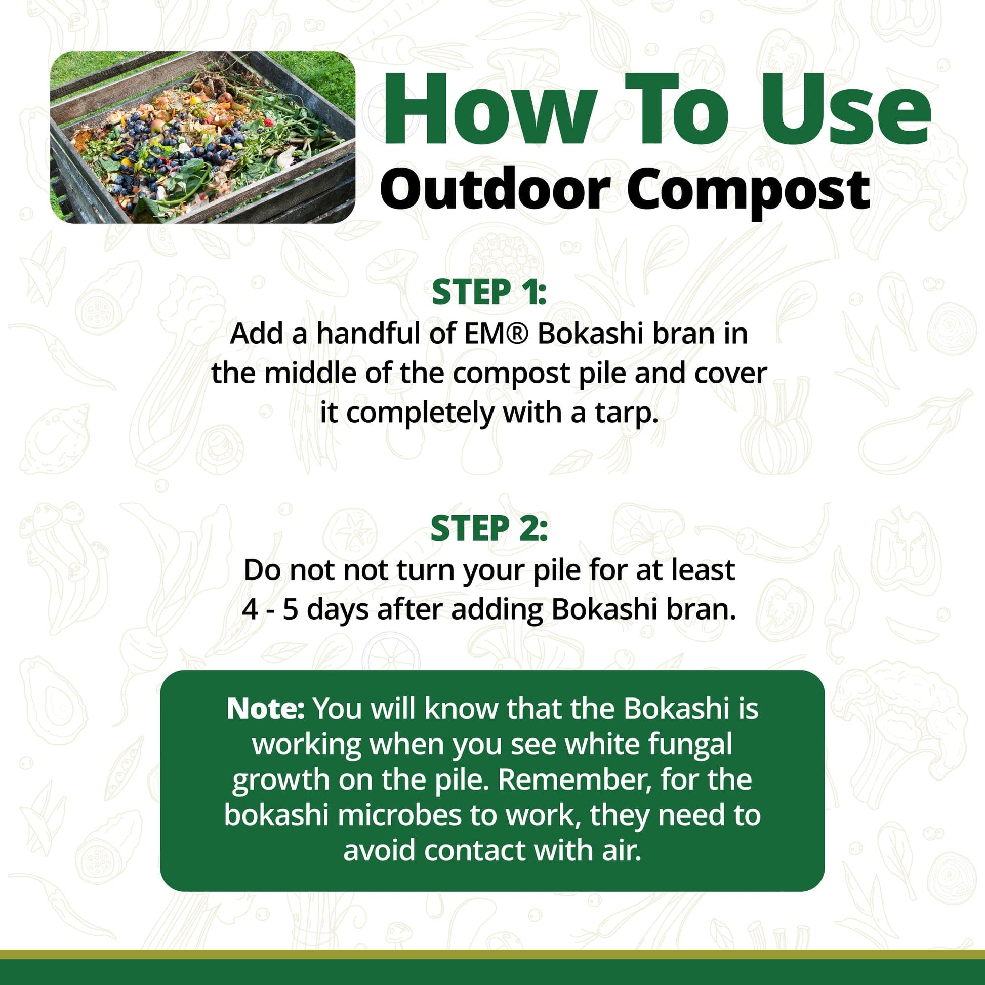 TeraGanix Bokashi EM Premium Bokashi Compost Starter