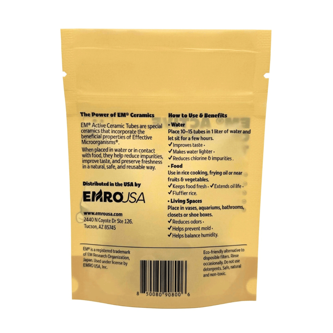 TeraGanix EM™ Active Ceramic Tubes