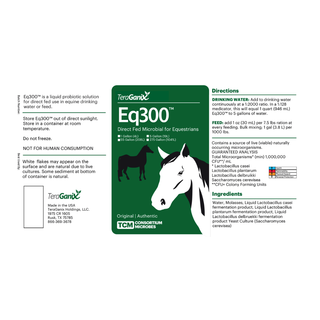 TeraGanix Eq300™: Equine Gut Health Support