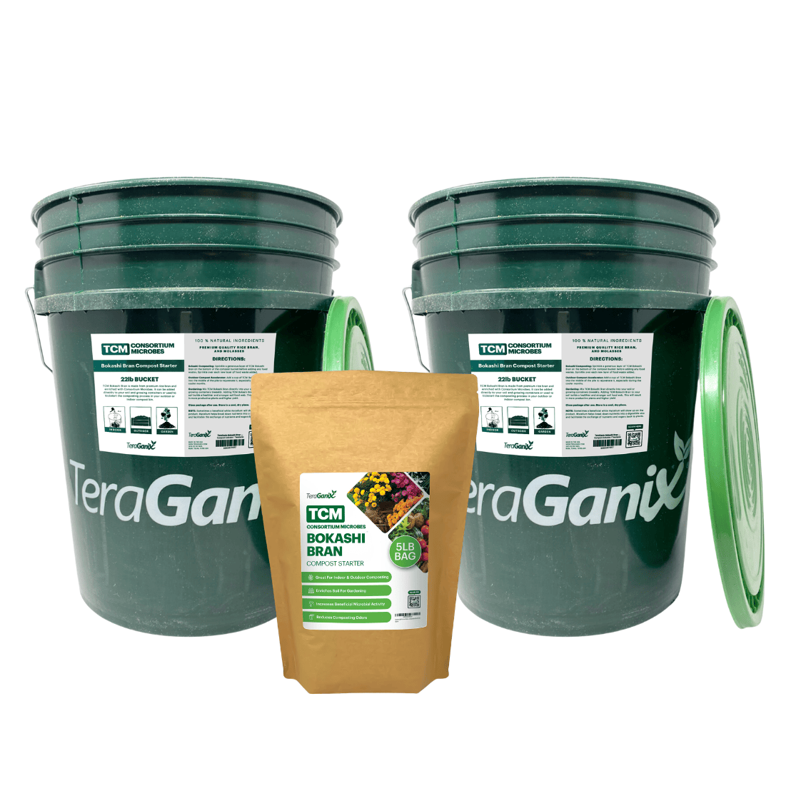 TeraGanix, Inc Bokashi Compost Bin Bokashi Food Waste Recycling System