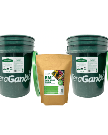 TeraGanix, Inc Bokashi Compost Bin Bokashi Food Waste Recycling System