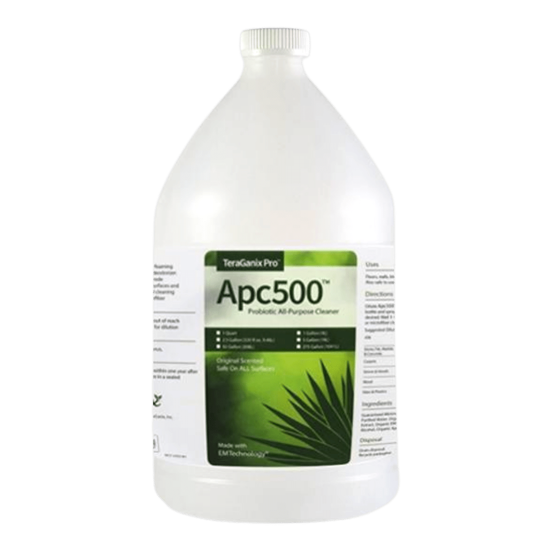 TeraGanix, Inc. Household Cleaning Supplies Apc500 1-Gallon APC500 Nontoxic All-purpose Cleaning product