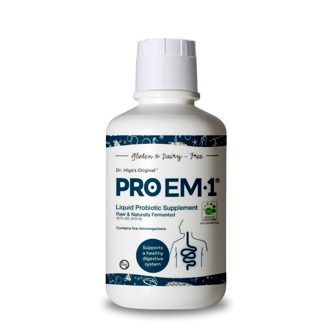 TeraGanix Vitamins & Supplements 1 Bottle PRO EM-1 Liquid Probiotic Supplement