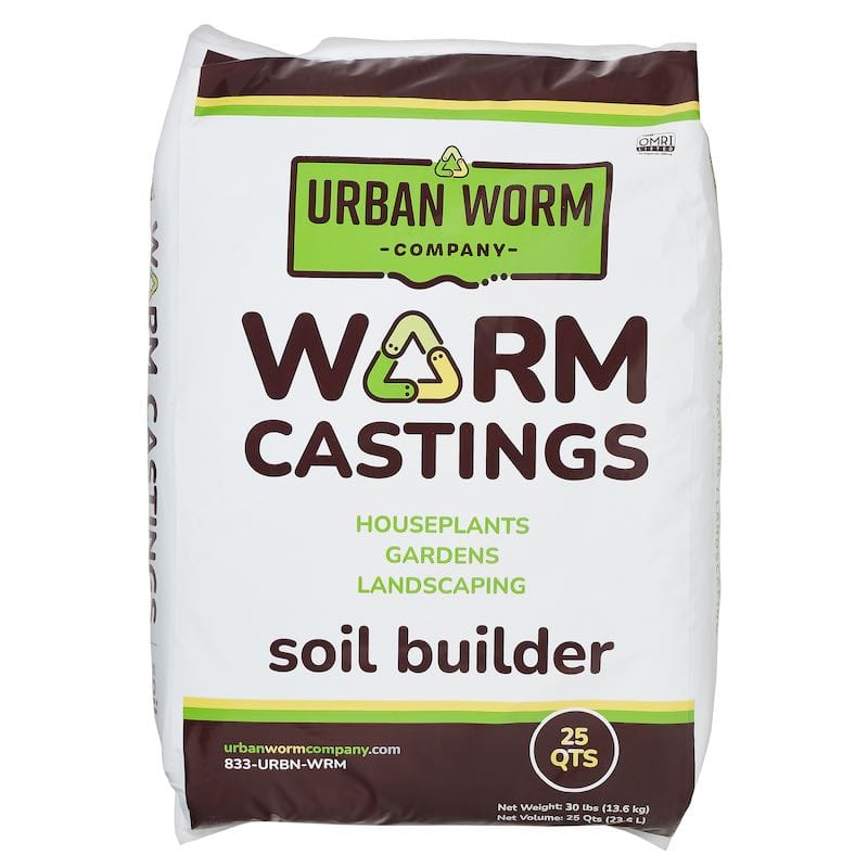 Urban Worm Company Soil 30 lbs Worm Castings - Urban Worm Company